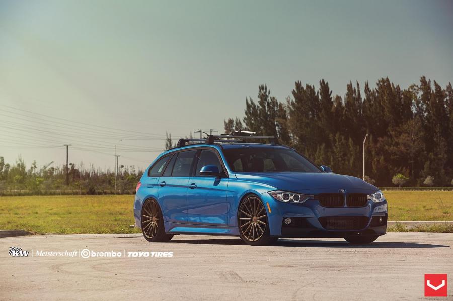  BMW 328i Touring on Vossen Wheels (VFS2) 2015 года  (фото 3 из 12)